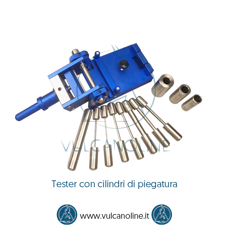 Mandrino cilindrico per test di piegatura