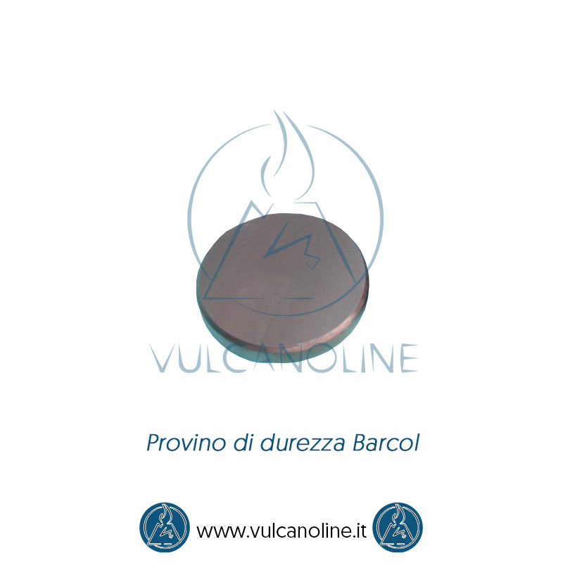 Taratura provino di durezza Barcol