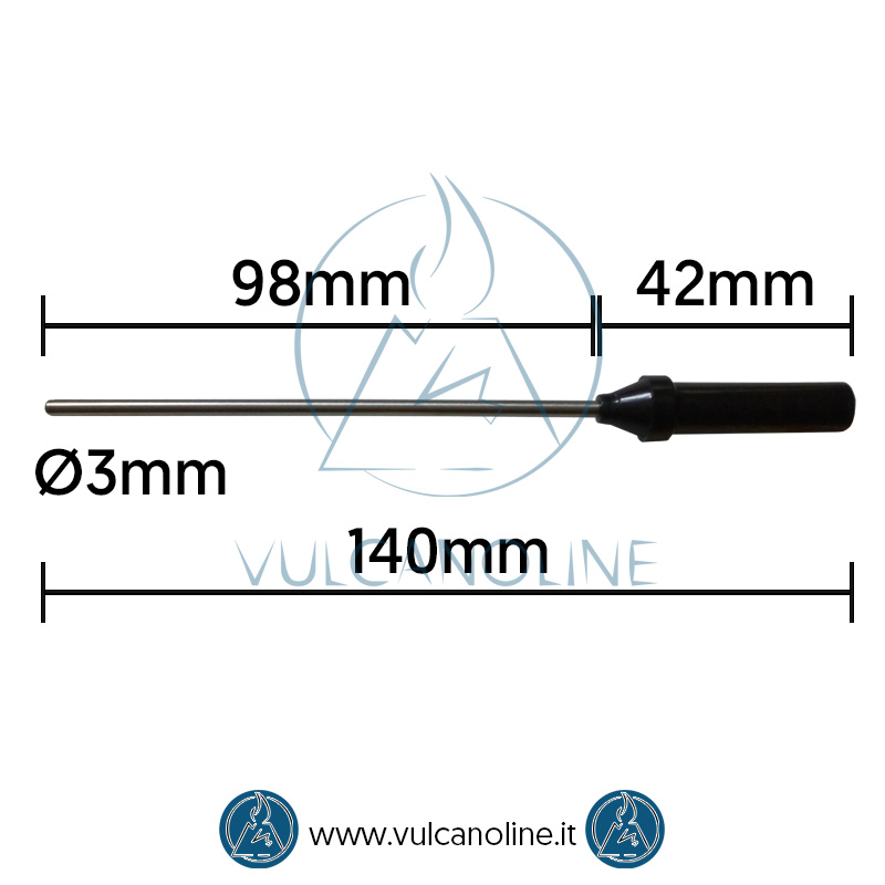 Dimensioni termocoppia k