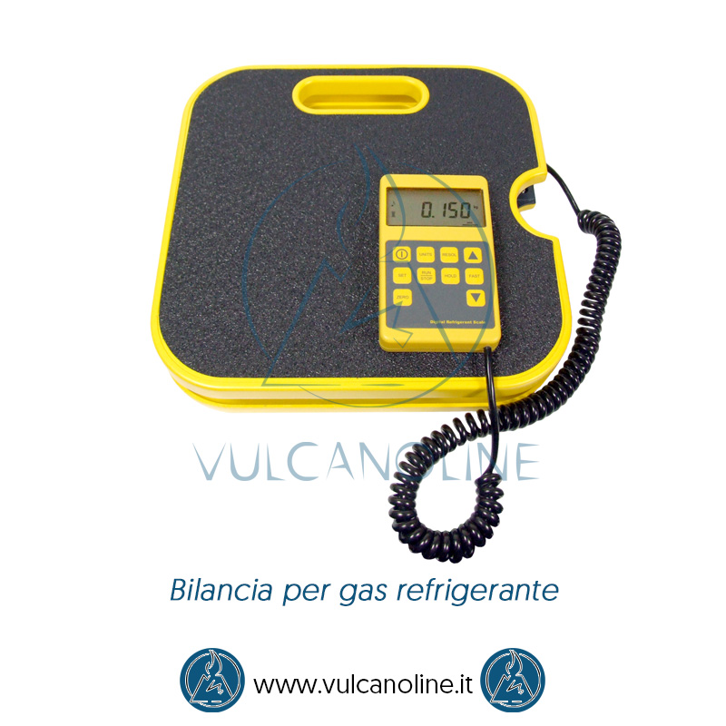 Taratura bilancia per gas refrigerante