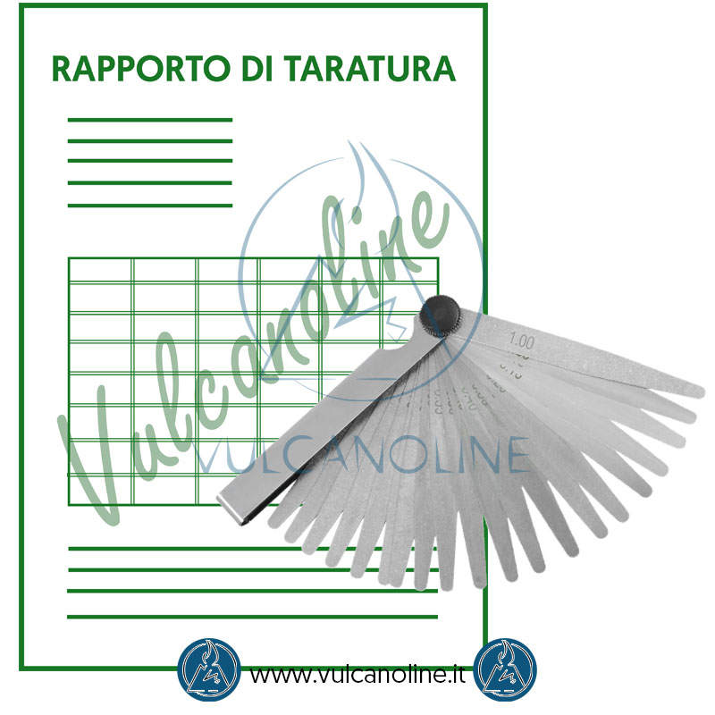 Taratura spessimetro a lame