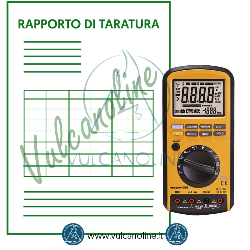 Taratura misuratore di isolamento