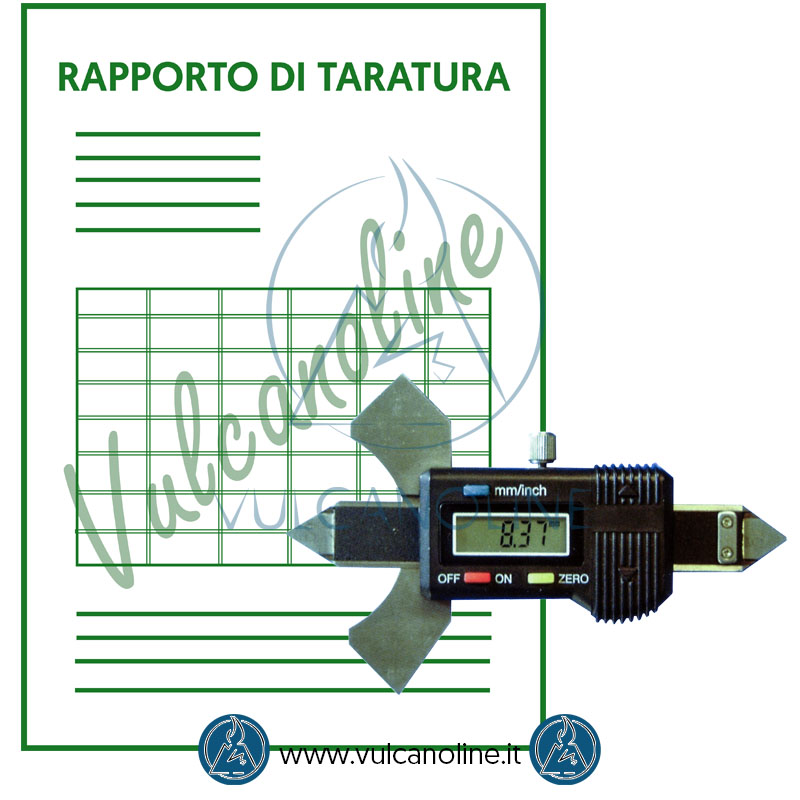 Taratura calibro per saldature