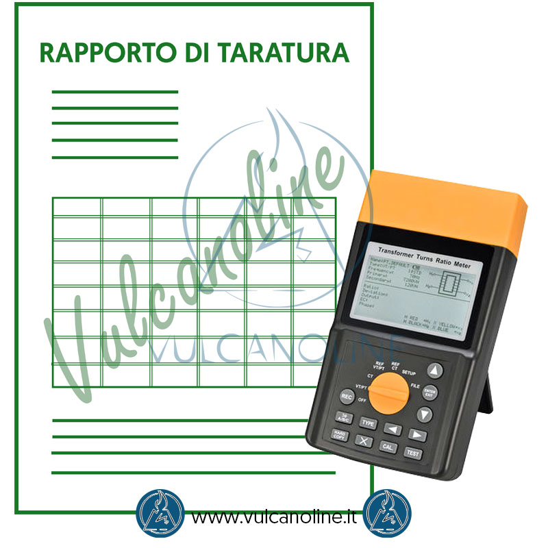 Taratura ratiometro per trasformatore