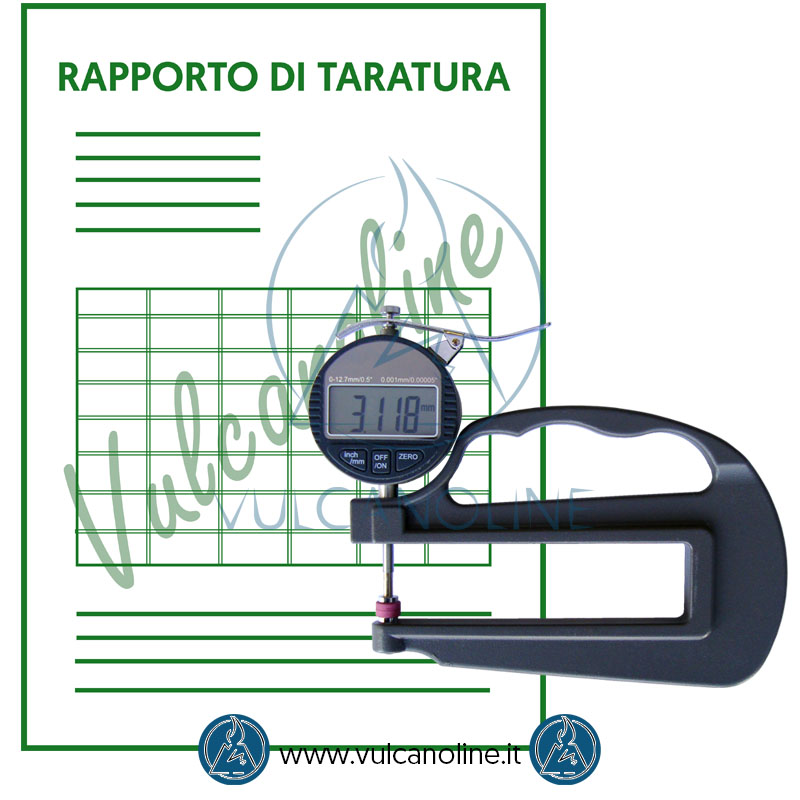 Taratura spessimetro a comparatore