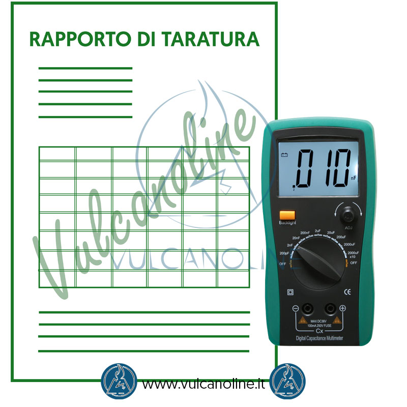Taratura capacimetro