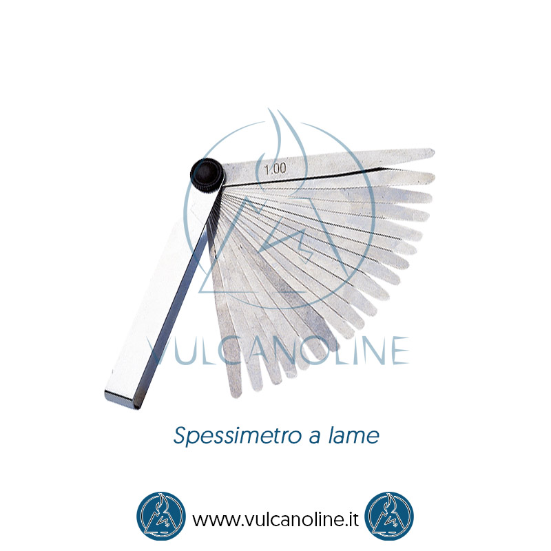 Taratura spessimetro a lame