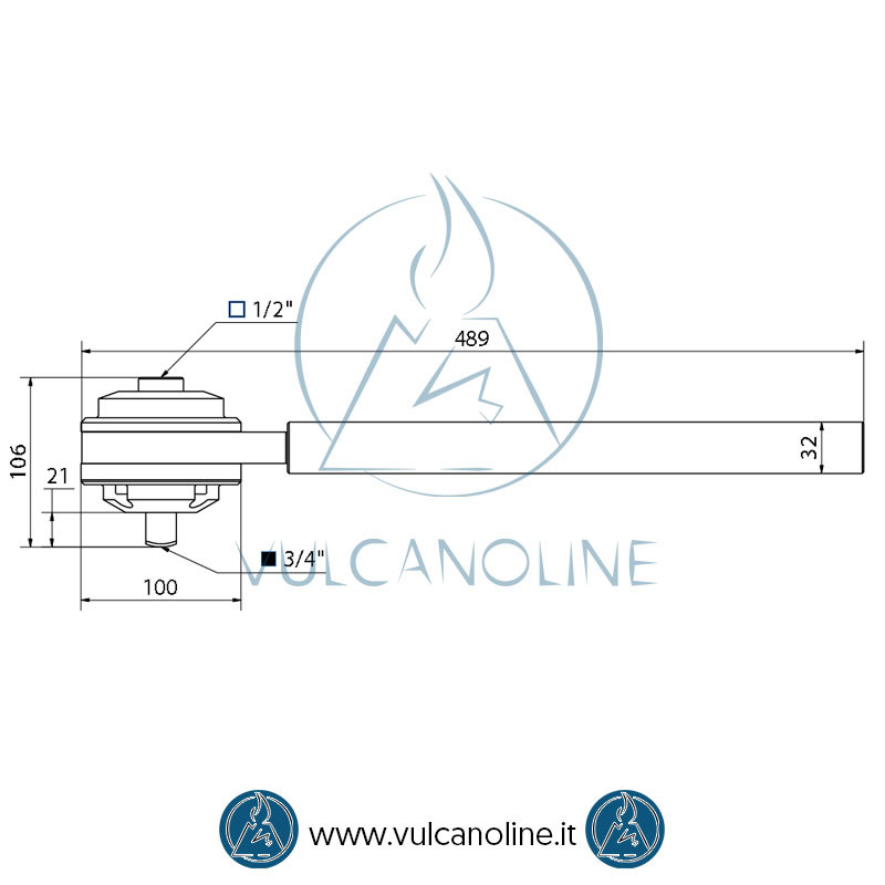 Dimensioni moltiplicatore di coppia