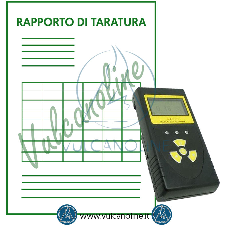Taratura misuratore di radioattività