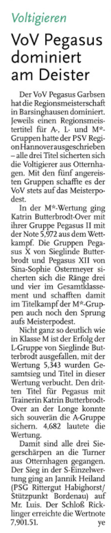 Leine-Zeitung 15.05.14