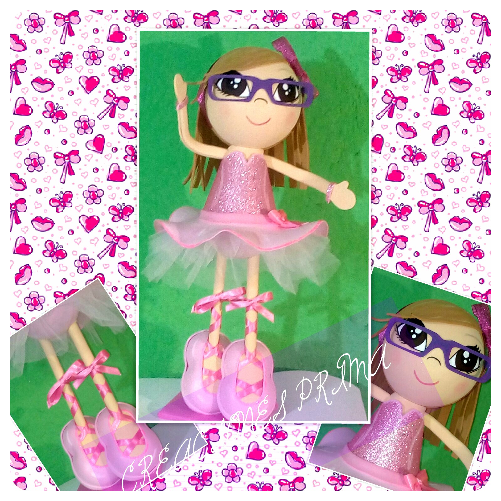 Fofucha bailarina mediana $100.°°
