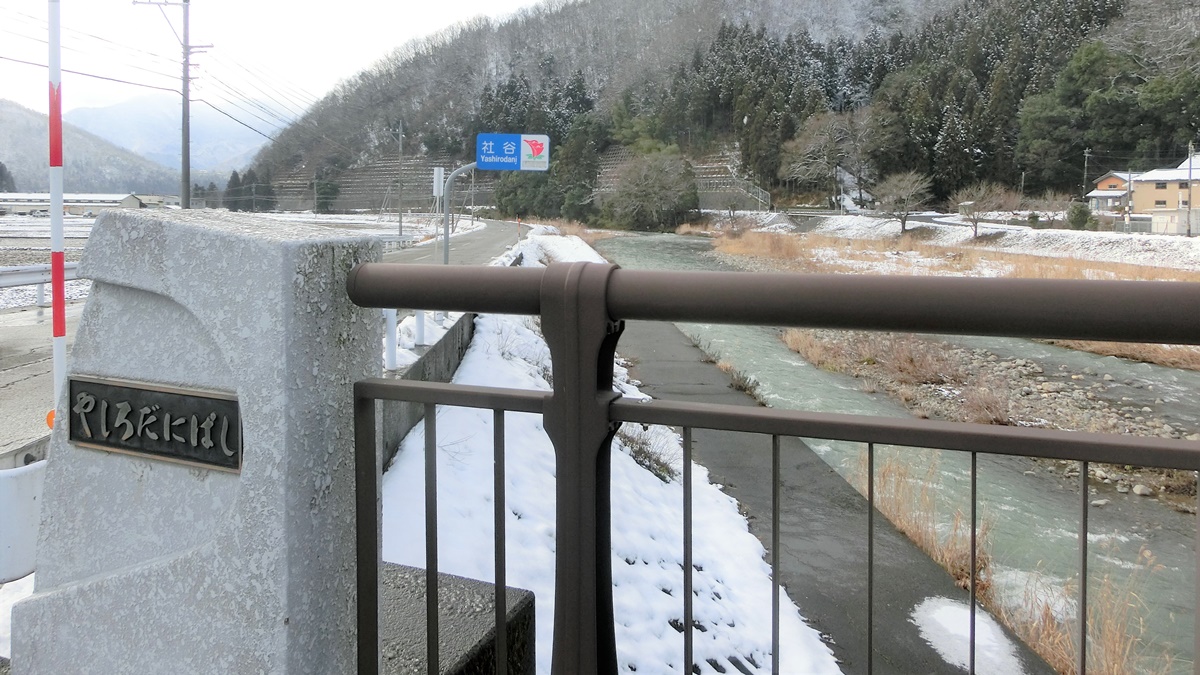 田倉川社谷橋下流