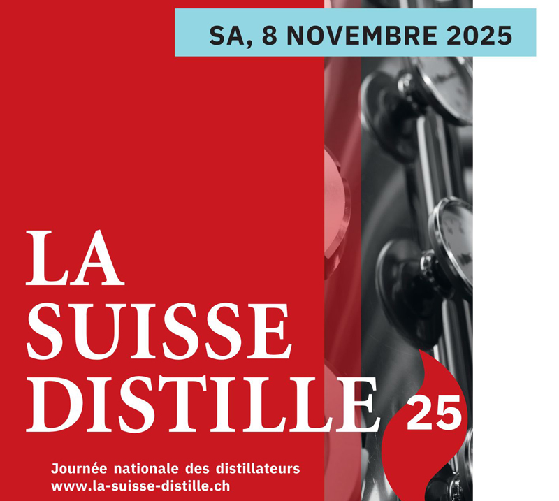 Inscrivez-vous dès maintenant à " La Suisse distille 2025 "