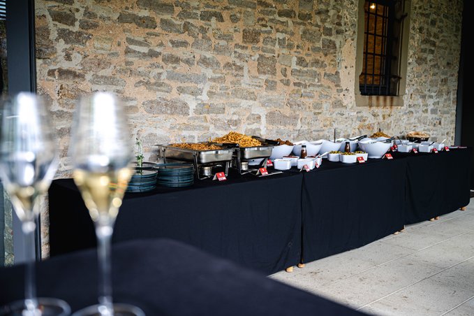 Elegantes vegetarisch/veganes Selbstbedienungs-Buffet
