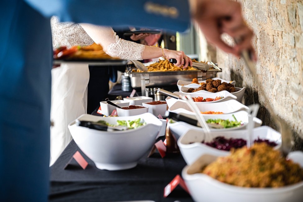 Vegan/vegetarisches Hochzeitsbuffet