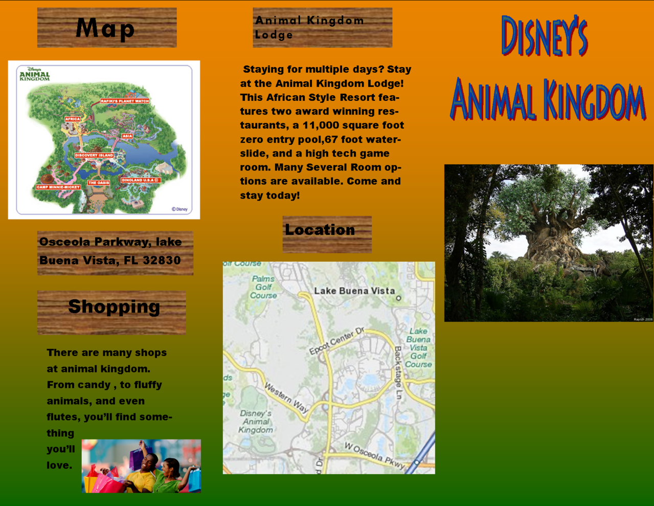 Theme Park Brochure - Website of ocsclick!