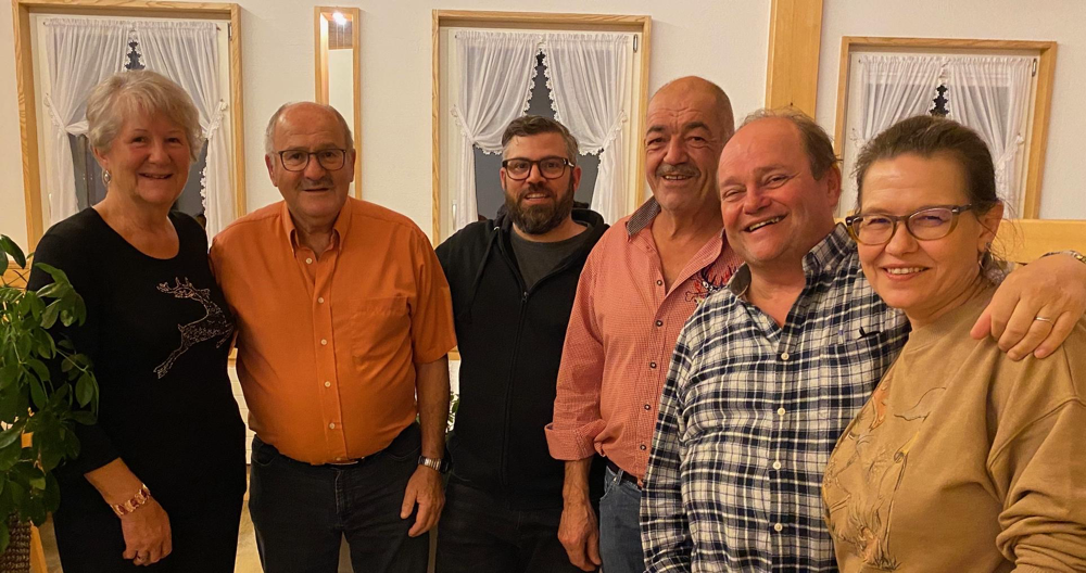 Beth Baumann (Aktuarin), Karl Klarer (Präsident), Patrick Hanselmann (Kassier), Hugo Scheiwiller (Beisitzer), Rolf Spornberger (Vize-Präsident), Simone Eisert (Pilzleiterin)