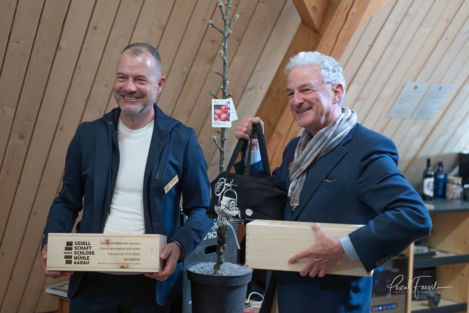 Stabsübergabe im Präsidium an der 7. Generalversammlung