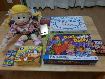 宇治市・京都市伏見区の英会話教室のゲーム教材