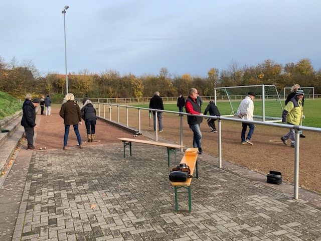 Adventsturnier der Boule-Abteilung mit Gästen aus Buschhoven