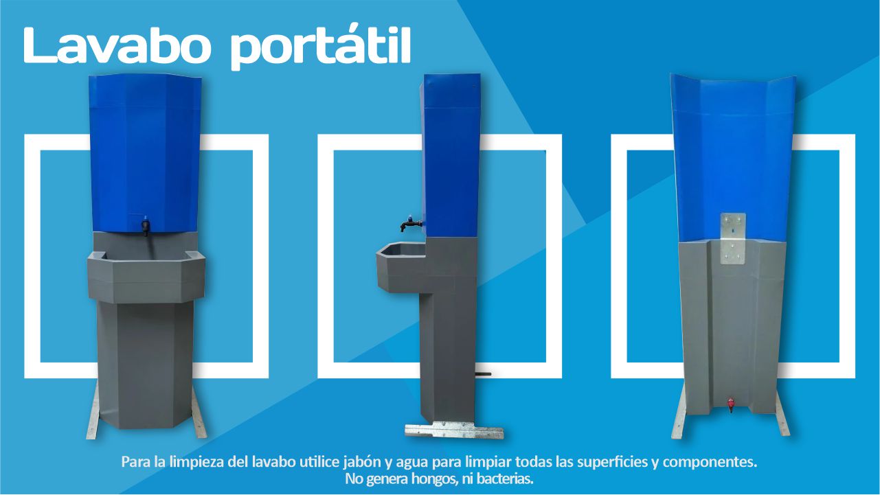 lavabo portátil sin instalación