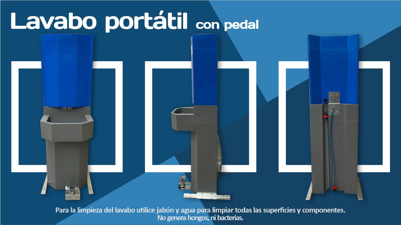 lavamanos portátil de pedal