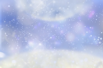 光の雪景色に励まされた夜