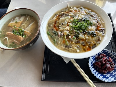 酸辣湯麺と宮古そば(inner-wish撮影)