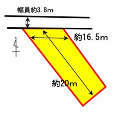 米沢市通町５丁目　土地区画図