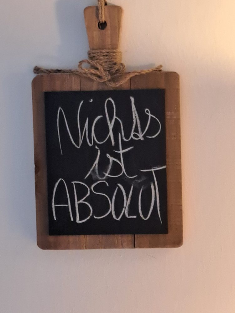 oder absolut Nichts?