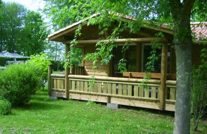 Chalet en location au Camping Les Pres Verts