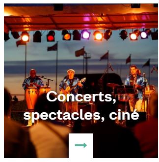 concerts, spectacles, ciné