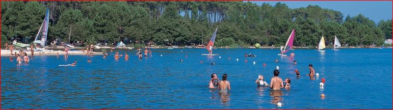 CAMPING BORD DE PLAGE LANDES AVEC PISCINE CHAUFFEE