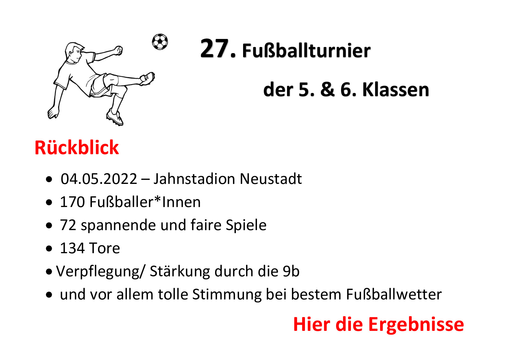 27. Fußballturnier der RSTN