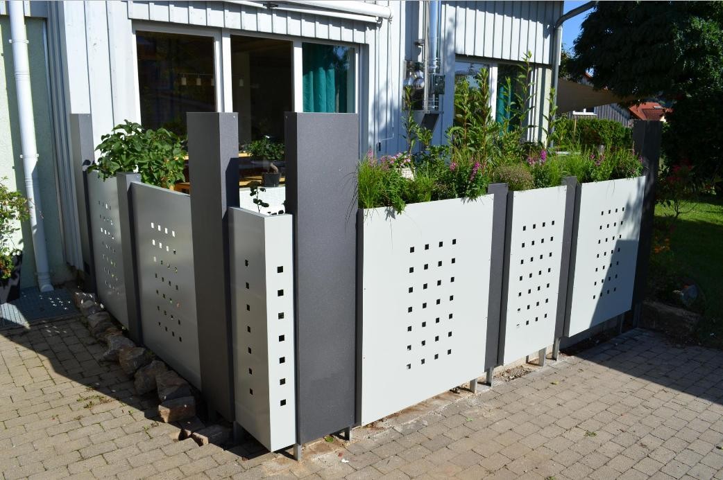 Blumenkastenblech modular von metallmoebel24