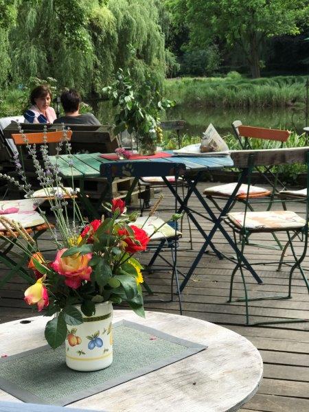 Sitzen am Mühlteich
