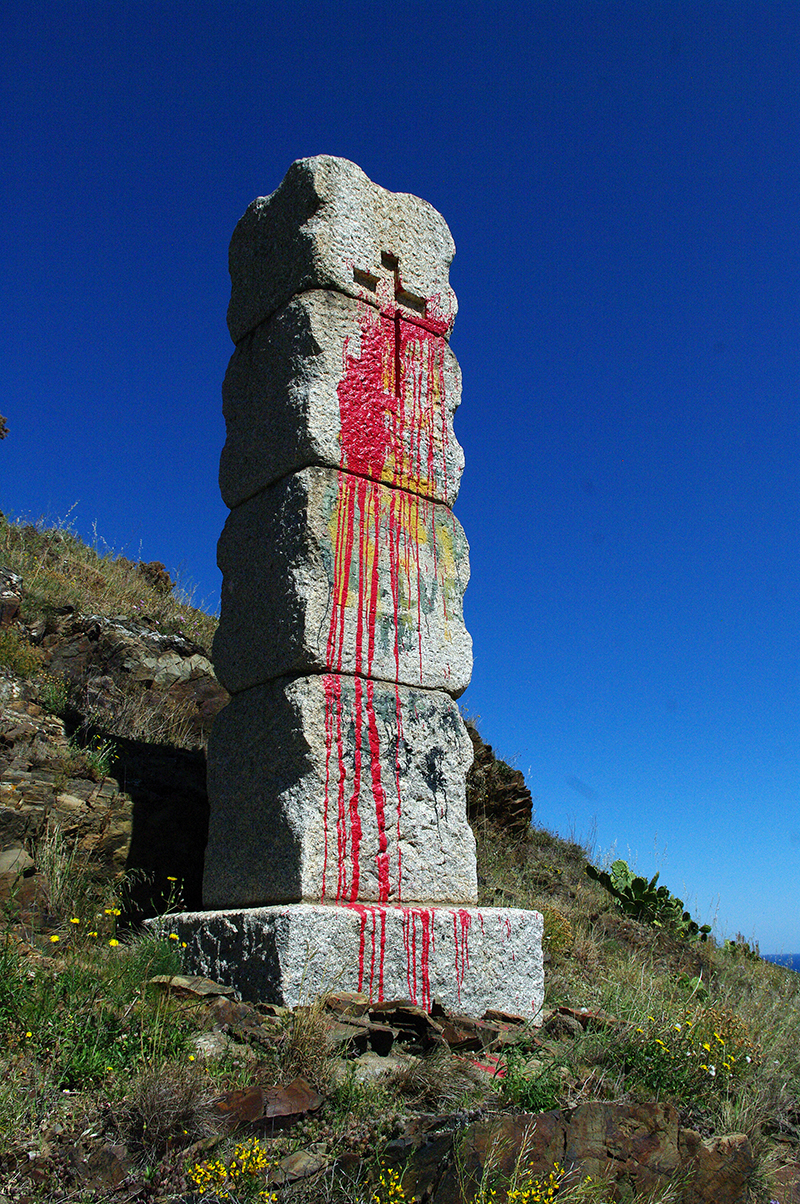 Col de Belitres - Monolithe franquiste