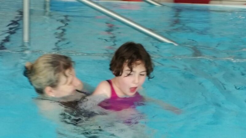 beim Schwimmen