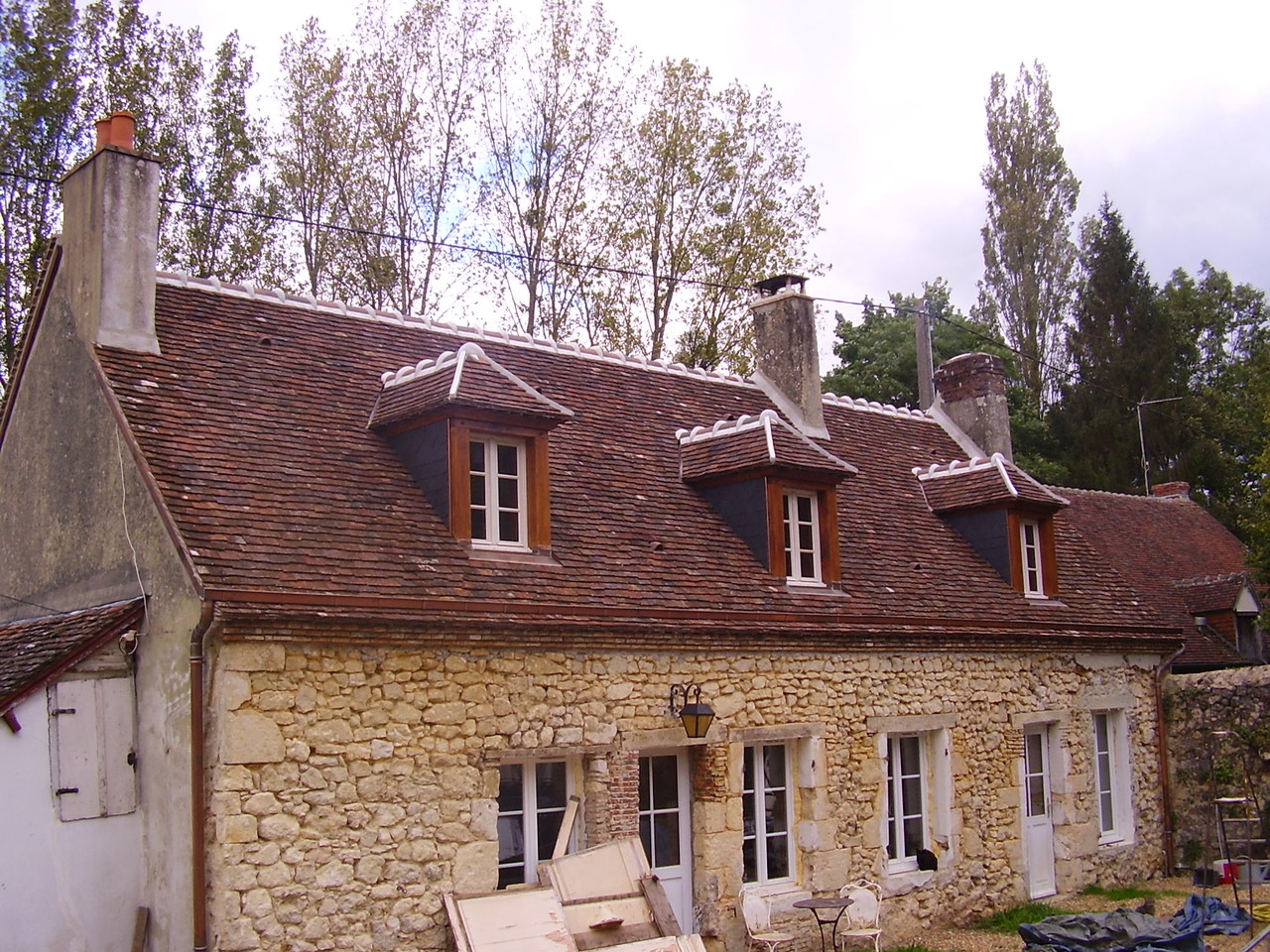 Maison après réfection de la toiture