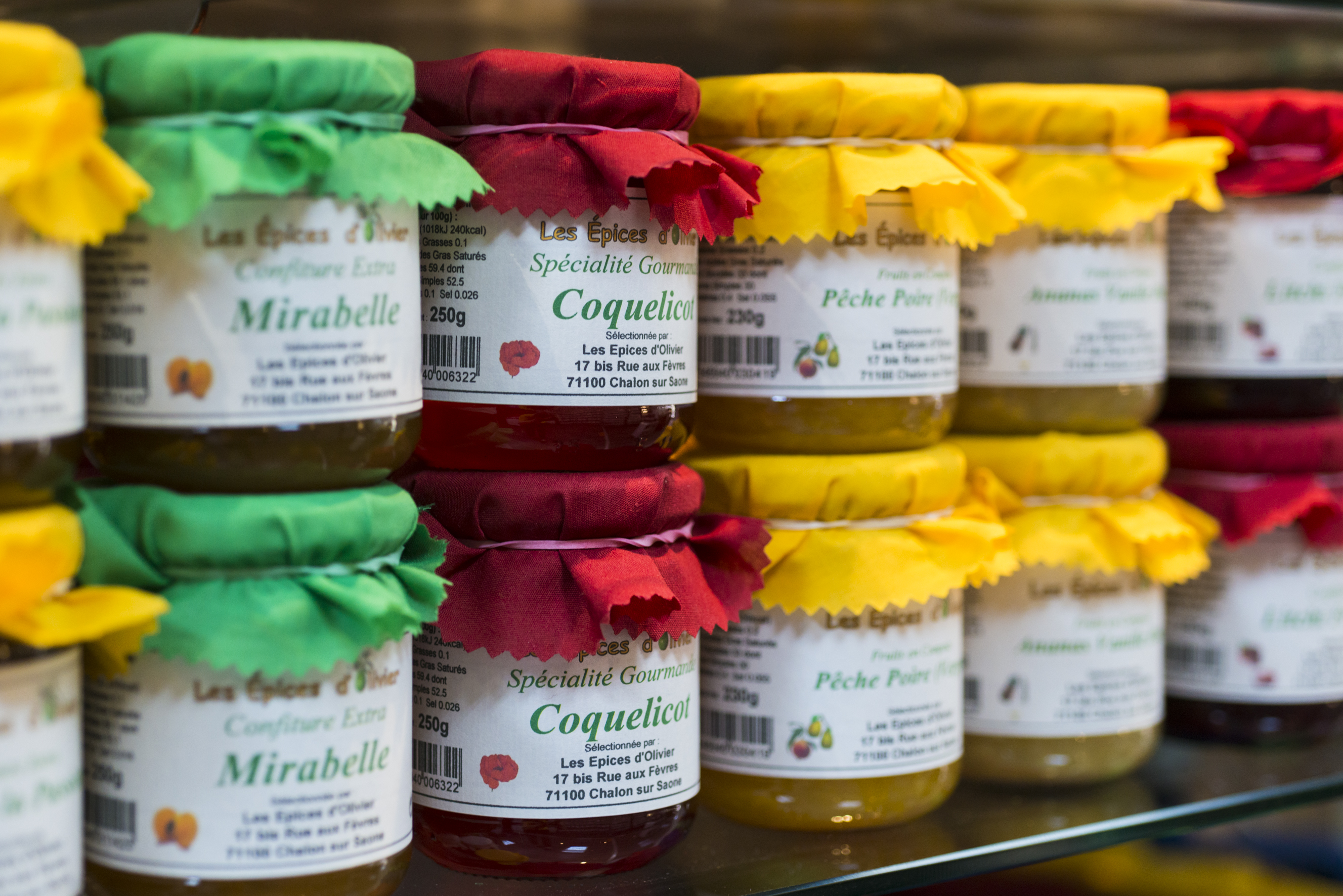 Confiture d'abricot Les épices d'Olivier Epicerie Fine à Chalon sur saône