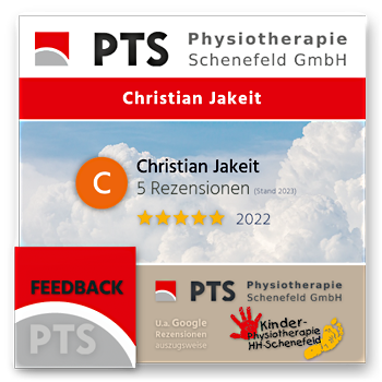 Patienten-Bewertung von Christian Jakeit für PTS Physiotherapie Schenefeld GmbH, Krankengymnastik & Kinderphysiotherapie in Hamburg