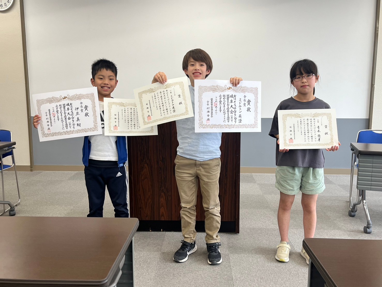 ジュニア入賞者