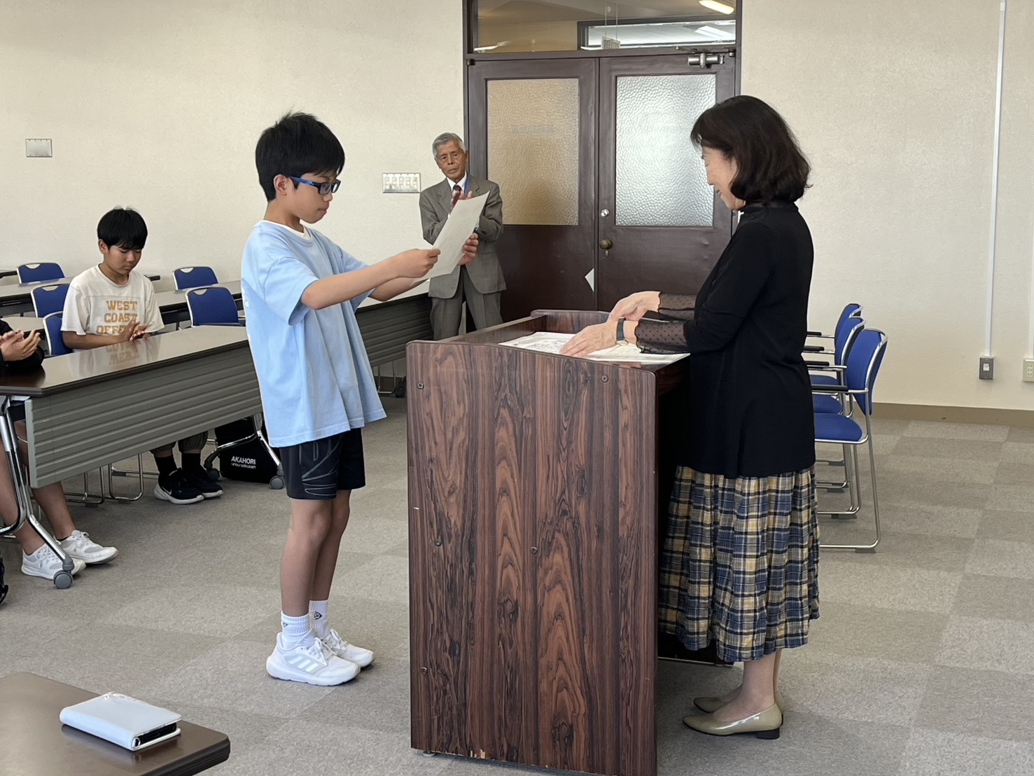 表彰：スクール１位