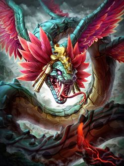 Smite Kukulkan by Brolo Digital Art / Drawings & Paintings / Fantasy ©2014-2018 Brolo