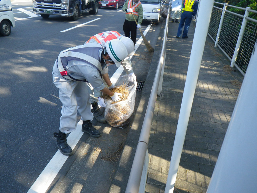 箱根駅伝清掃