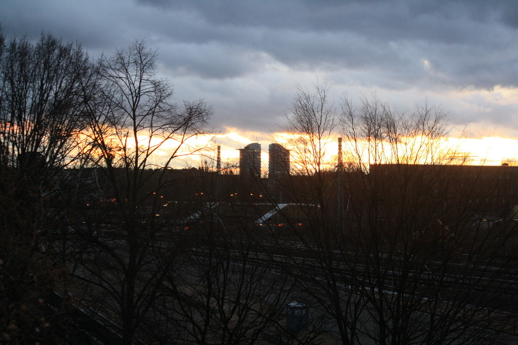 Sonnenuntergang in Berlin