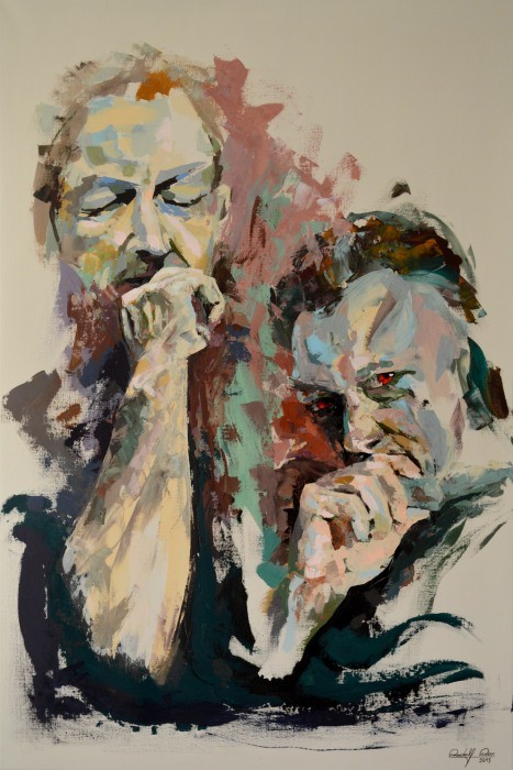 Faces 2 Portraitmalerei Mit Acryl Youtube