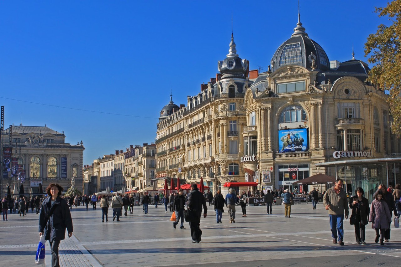 Montpellier place de la Comedie