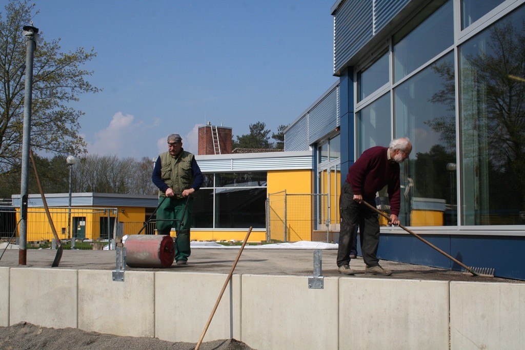 Terrassenbau April 2012