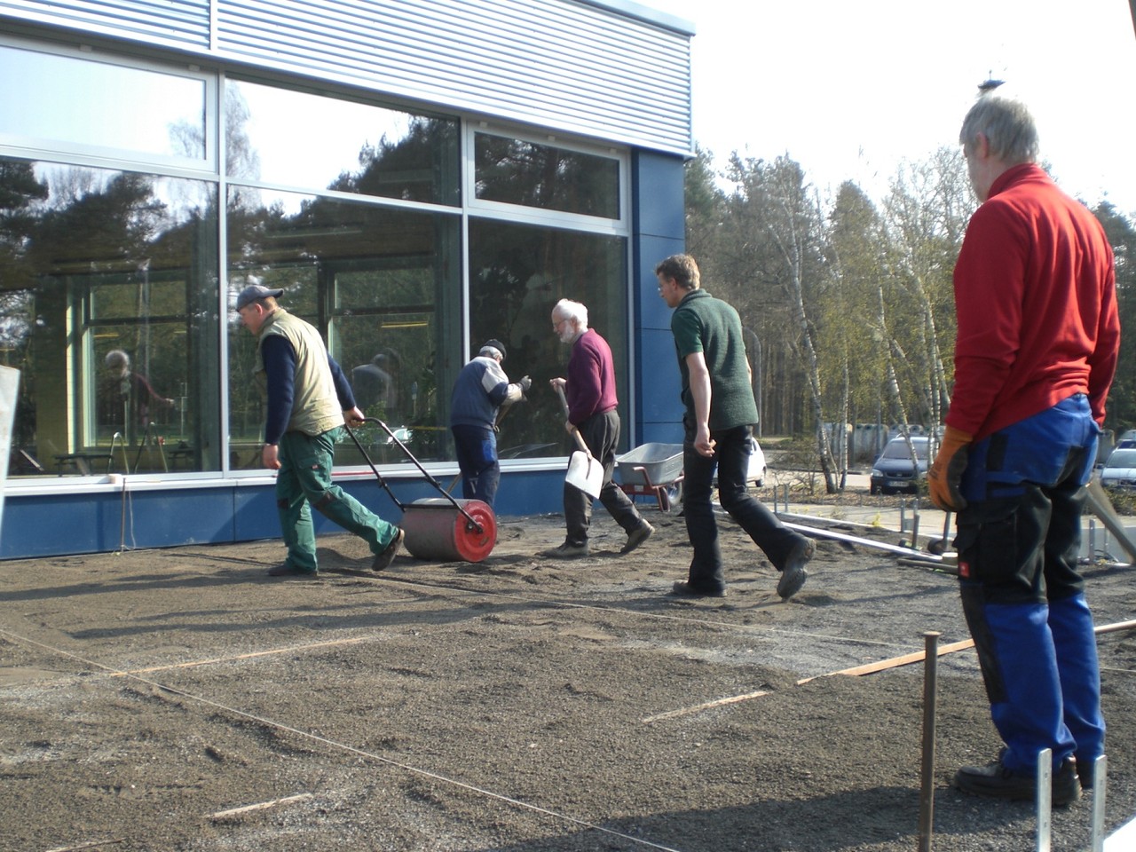 Terrassenbau April 2012